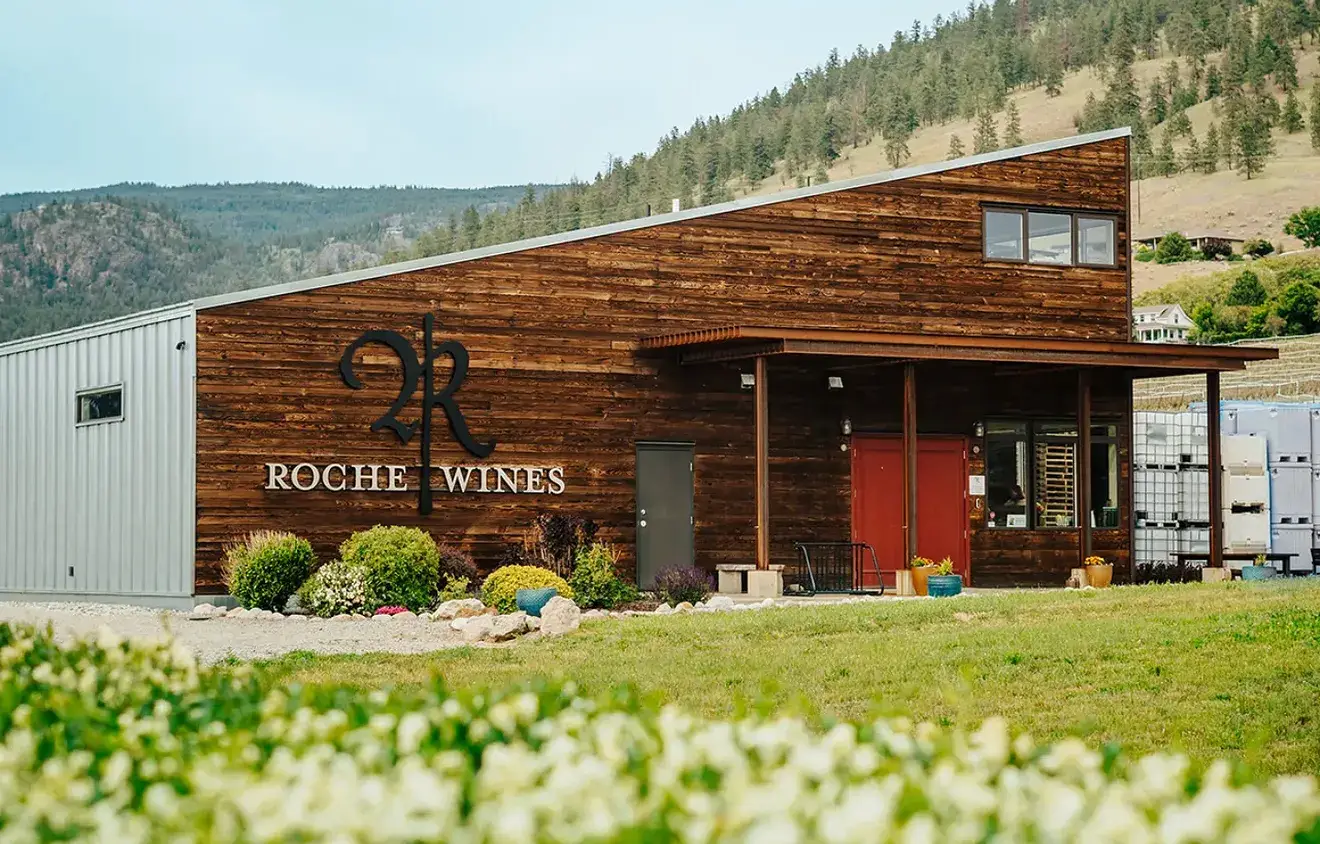 Roche Wines winery building on the Naramata Bench