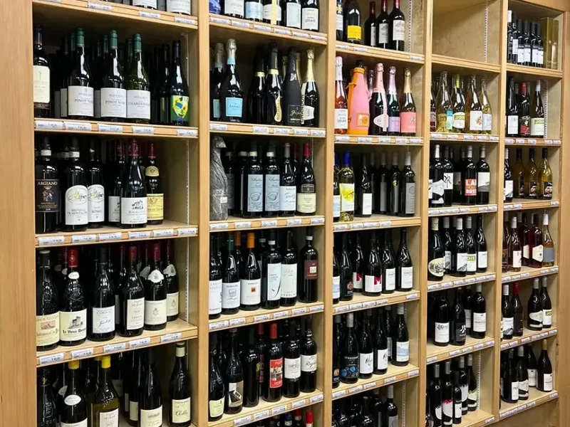 NaramataGeneralStoreWineWall-1
