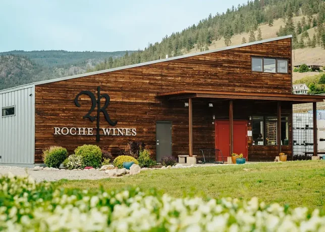 Roche Wines winery building on the Naramata Bench
